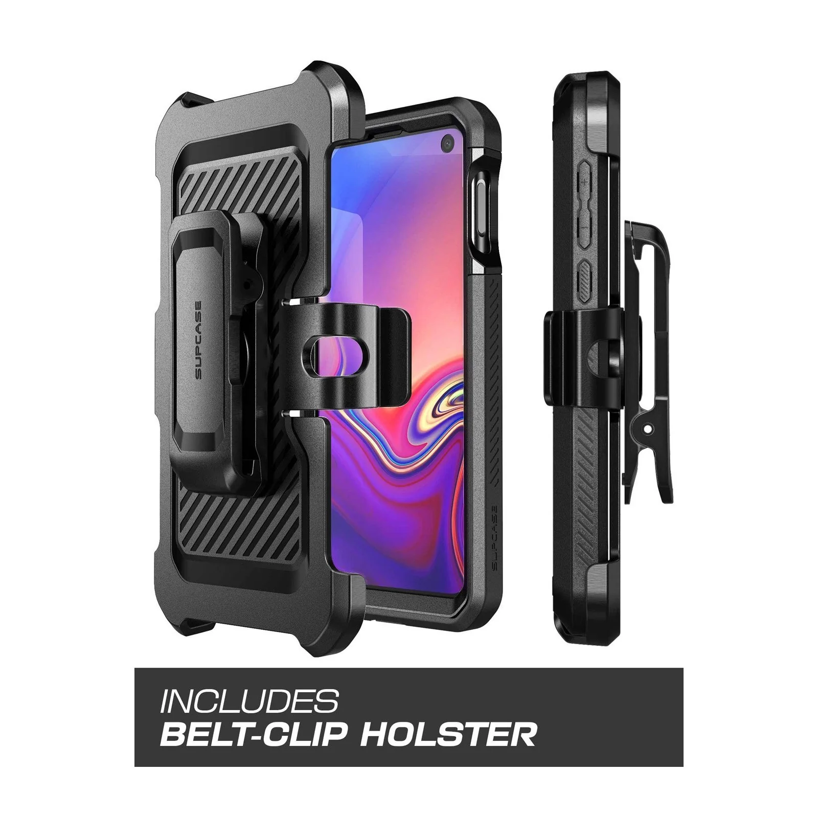 Galaxy S10e Unicorn Beetle Pro Full Body Rugged Holster Case-Black - Image 6