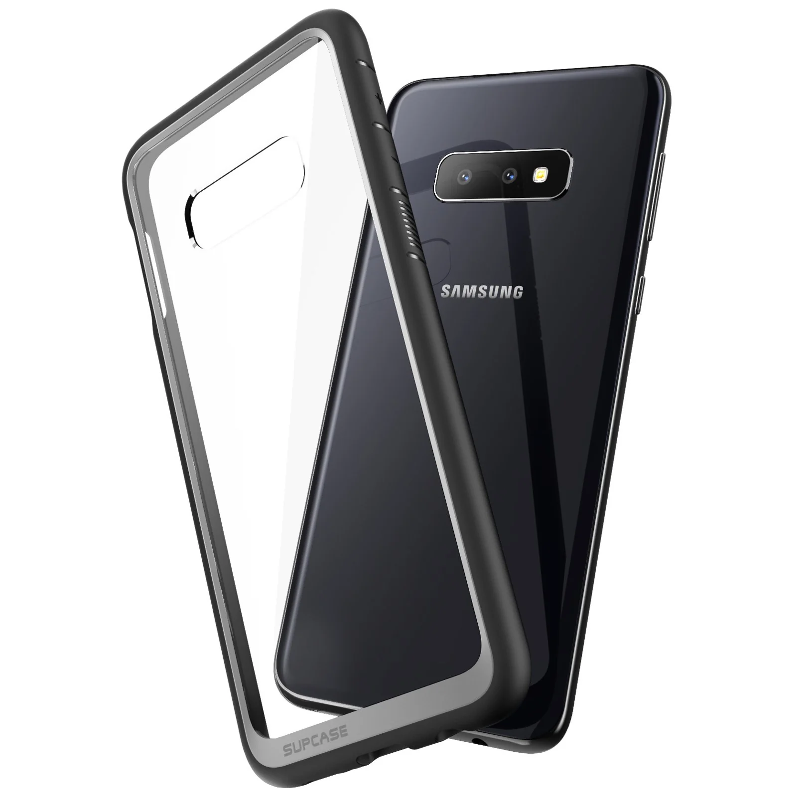 Galaxy S10e Unicorn Beetle Style Clear Case-Black - Image 7