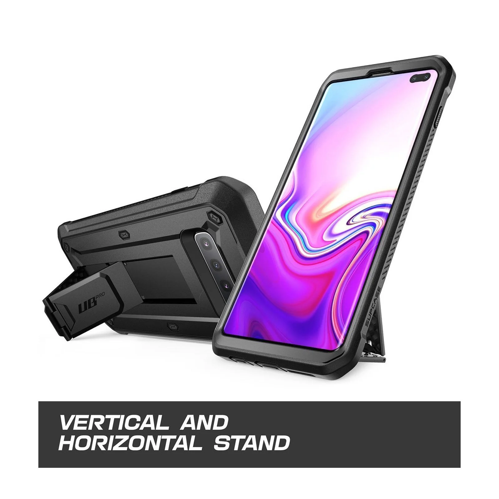 Galaxy S10 Plus Unicorn Beetle Pro Full Body Rugged Holster Case-Black - Image 3