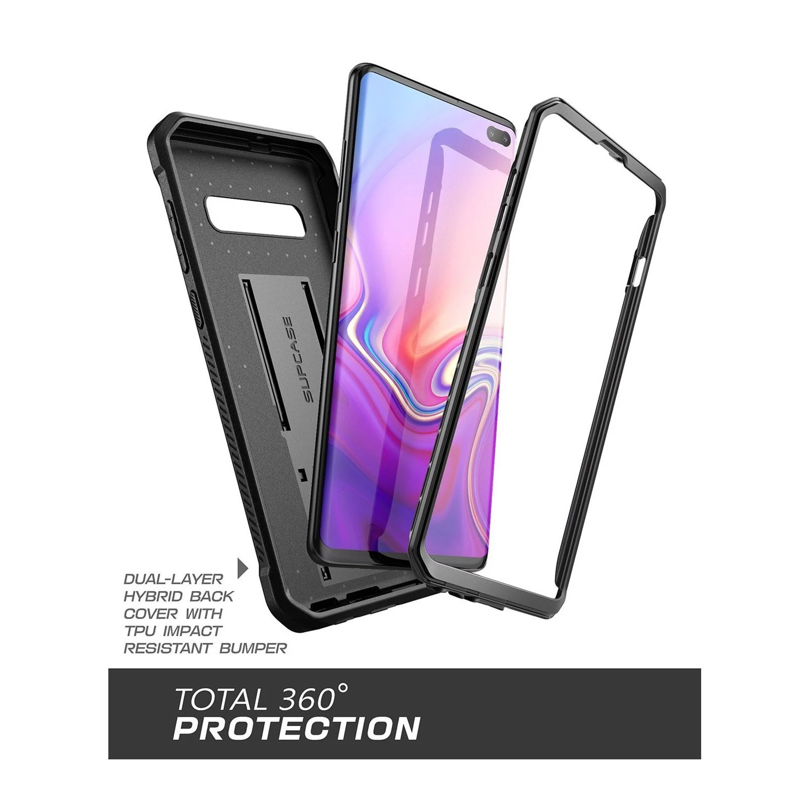 Galaxy S10 Plus Unicorn Beetle Pro Full Body Rugged Holster Case-Black - Image 4