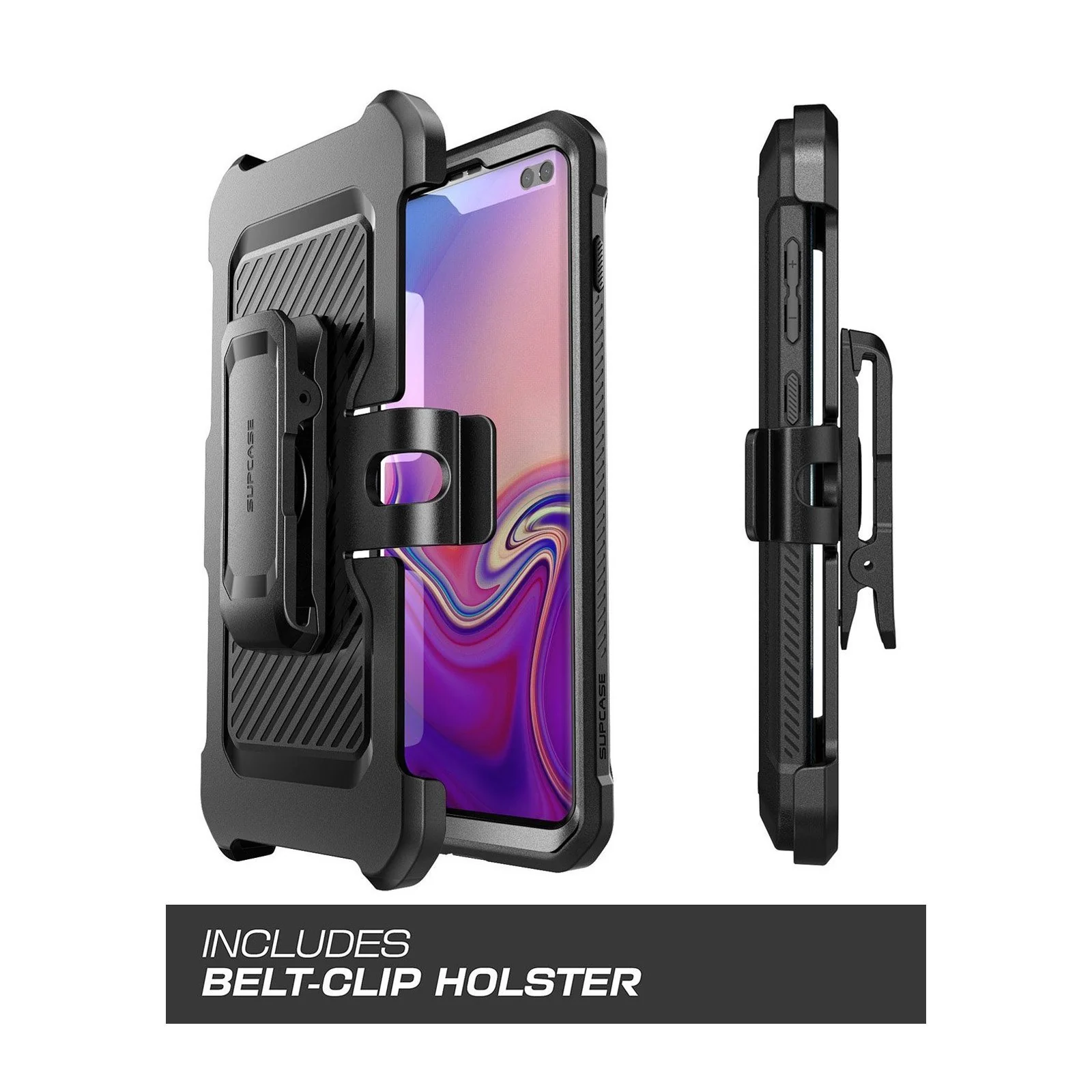 Galaxy S10 Plus Unicorn Beetle Pro Full Body Rugged Holster Case-Black - Image 5