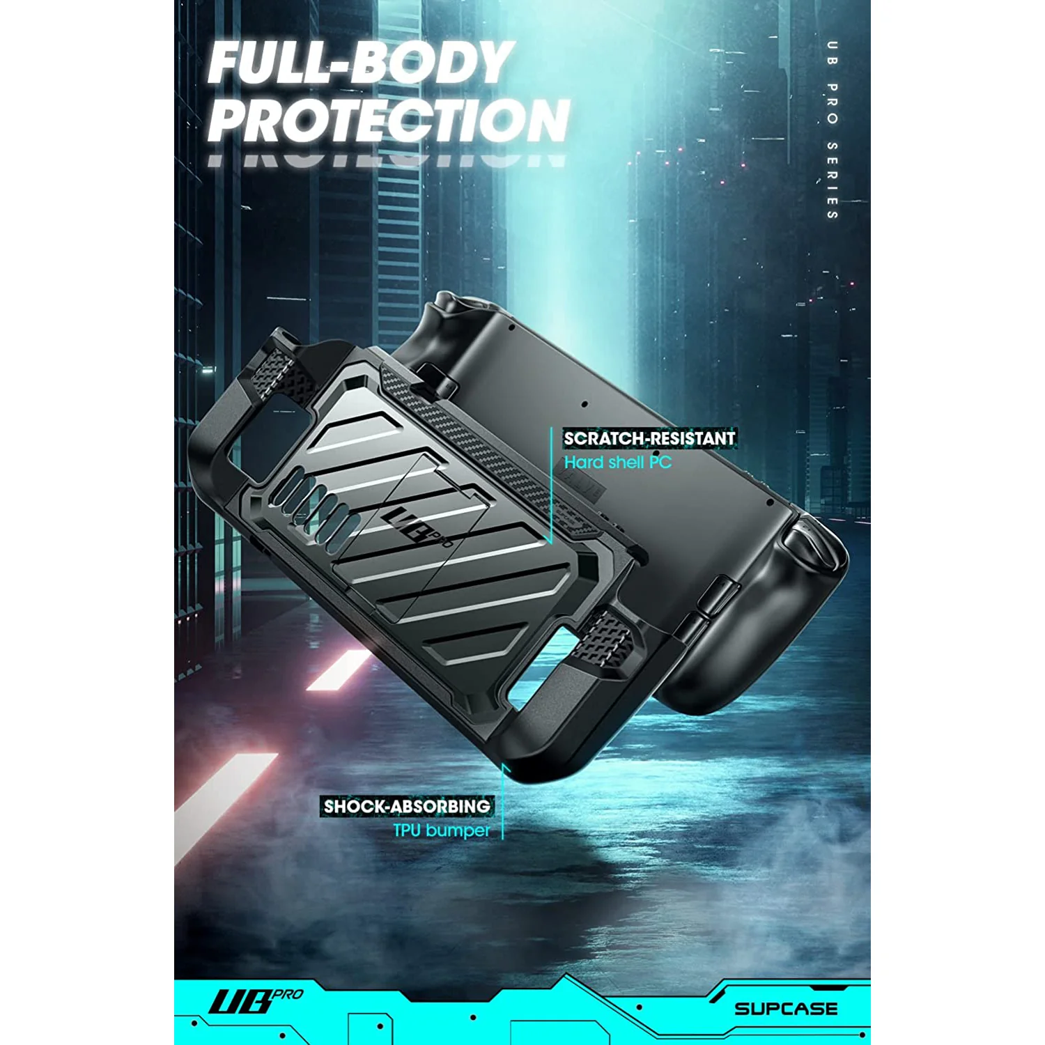 Steam Deck Unicorn Beetle PRO Rugged Kickstand Case-Black - Image 5