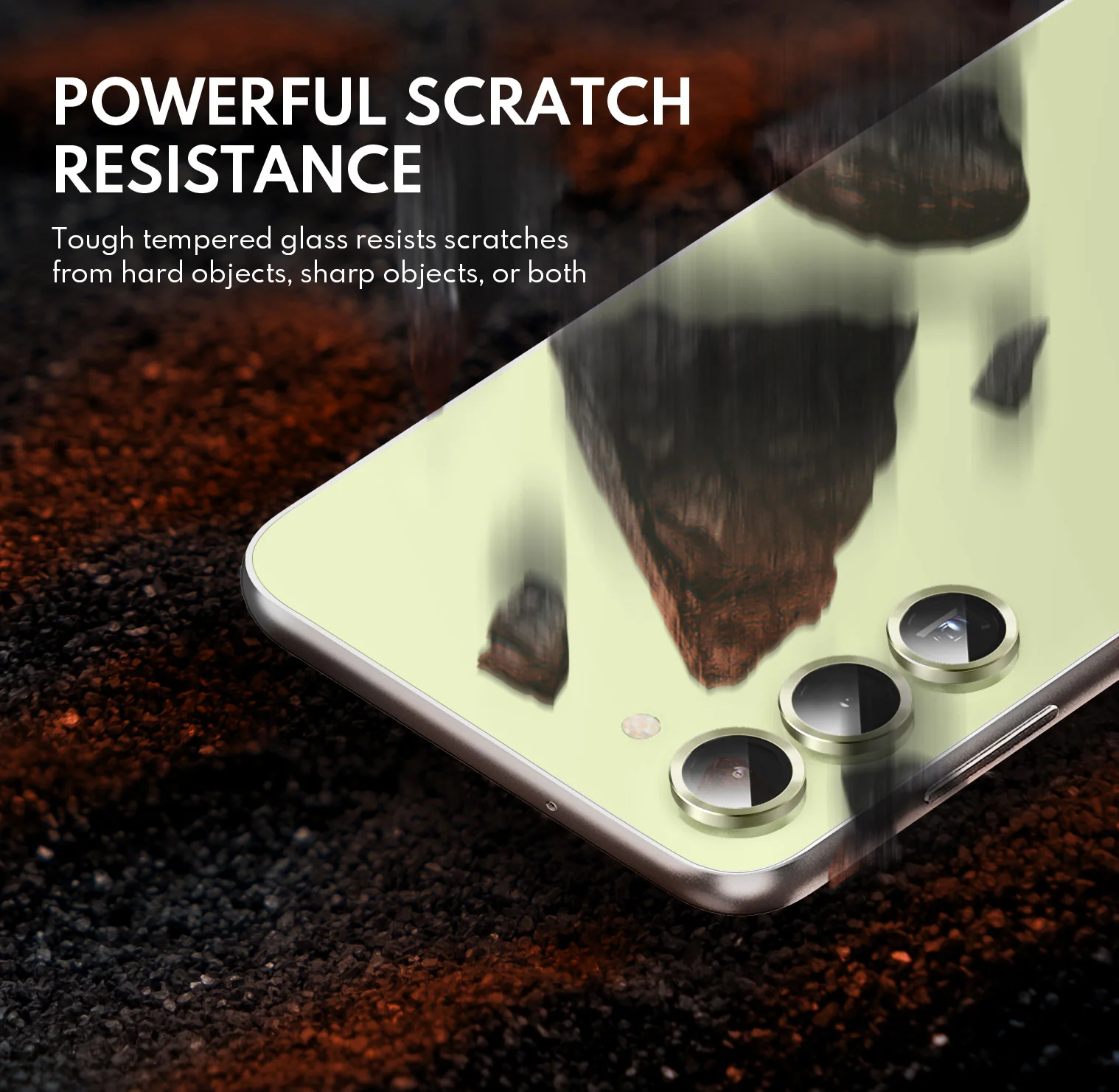 Tempered Glass Camera Lens Protector for Galaxy S23/S23 Plus-Mint Green - Image 4
