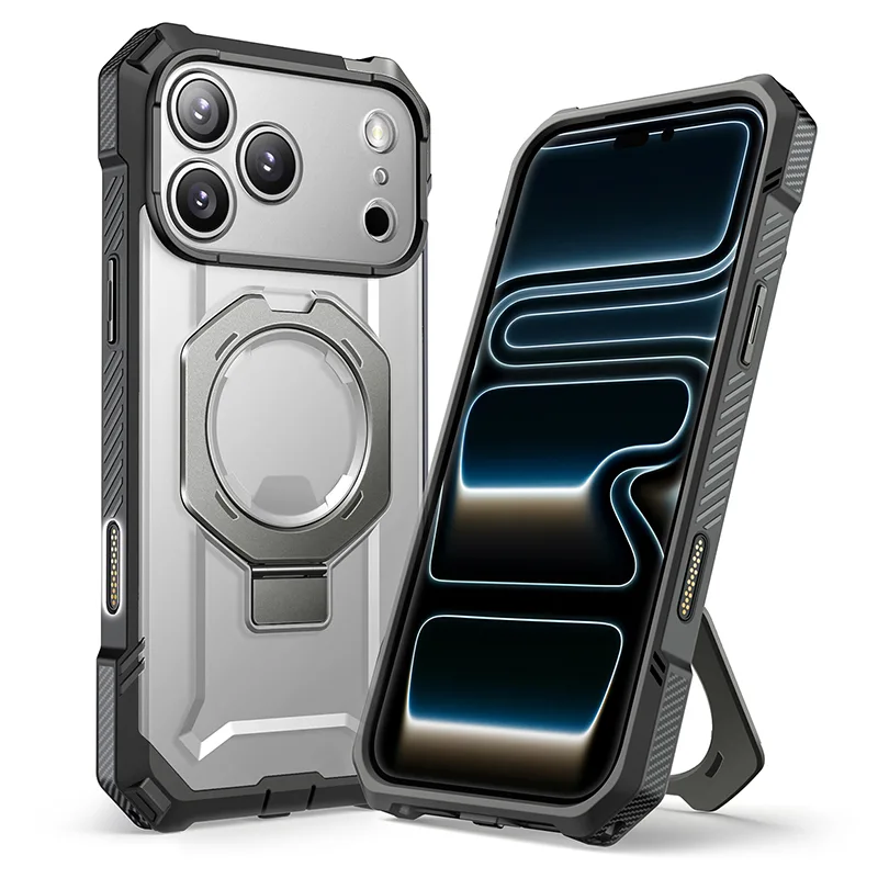 UB GRIP Series iPhone 17 Pro Max MagSafe Camera Control Button Phone Case - Gray - Image 3