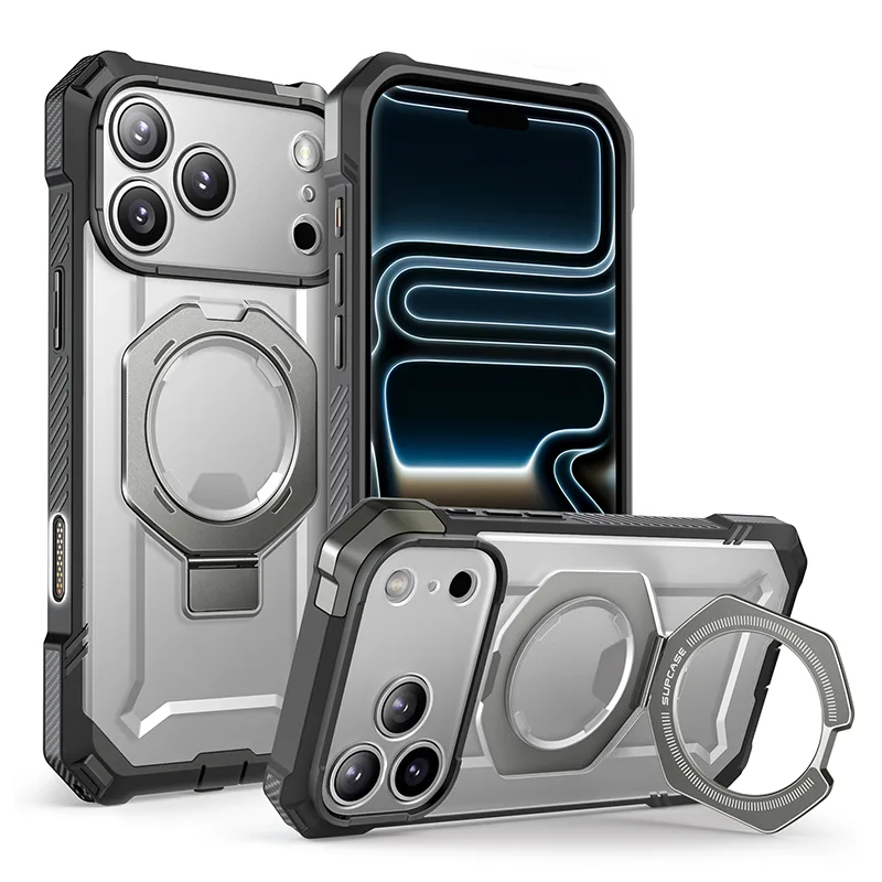 UB GRIP Series iPhone 17 Pro Max MagSafe Camera Control Button Phone Case - Gray - Image 4