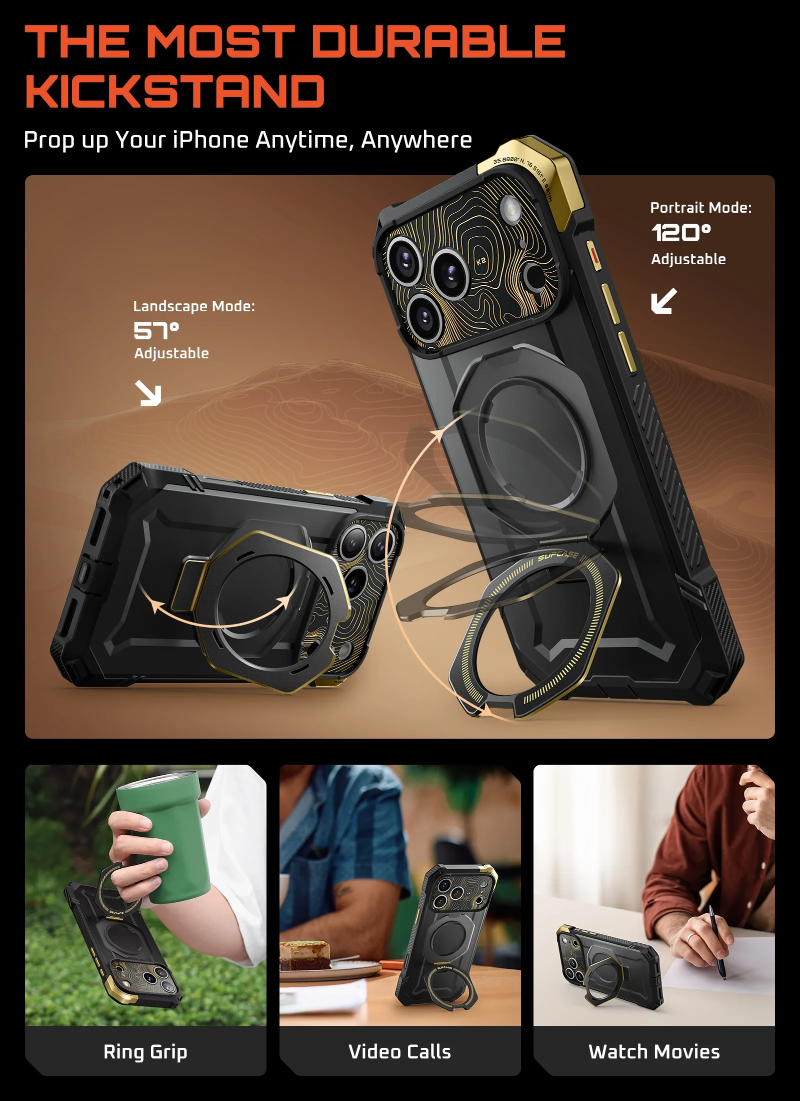 UB GRIP Series iPhone 17 Pro Max MagSafe Camera Control Button Phone Case - K2Night - Image 10
