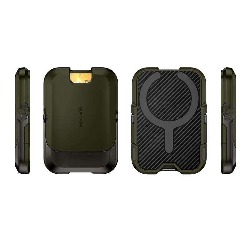 UB Mag Vault Magnetic Wallet with Stand - Battle Green - Image 3