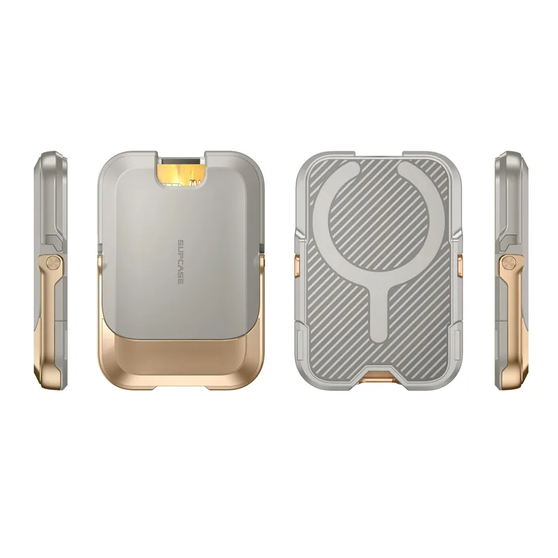 UB Mag Vault Magnetic Wallet with Stand - Gold - Image 3