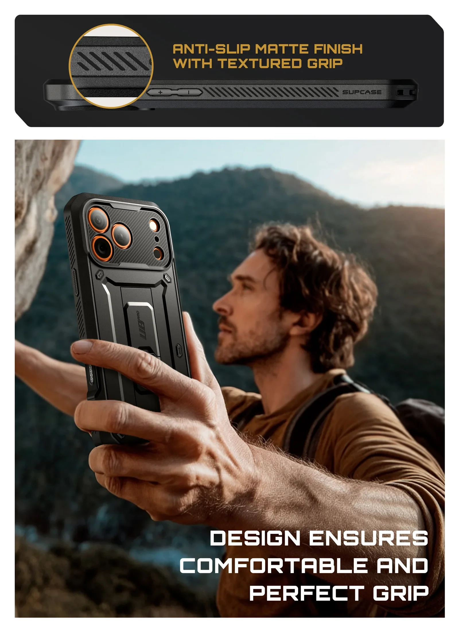 UB PRO Series iPhone 17 Pro Max Camera Control Button Phone Case - Black - Image 13