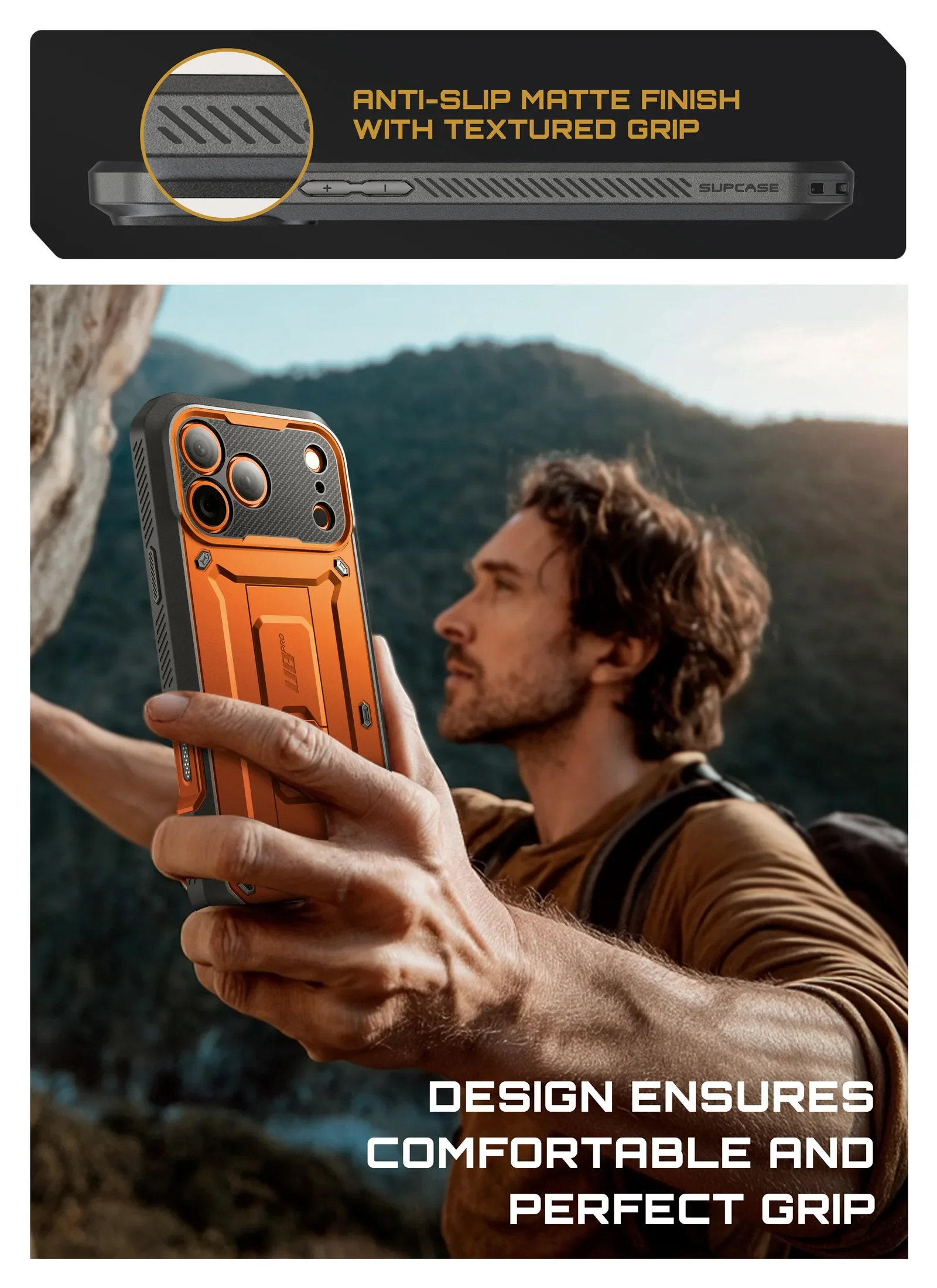 UB PRO Series iPhone 17 Pro Max Camera Control Button Phone Case - Coral - Image 13
