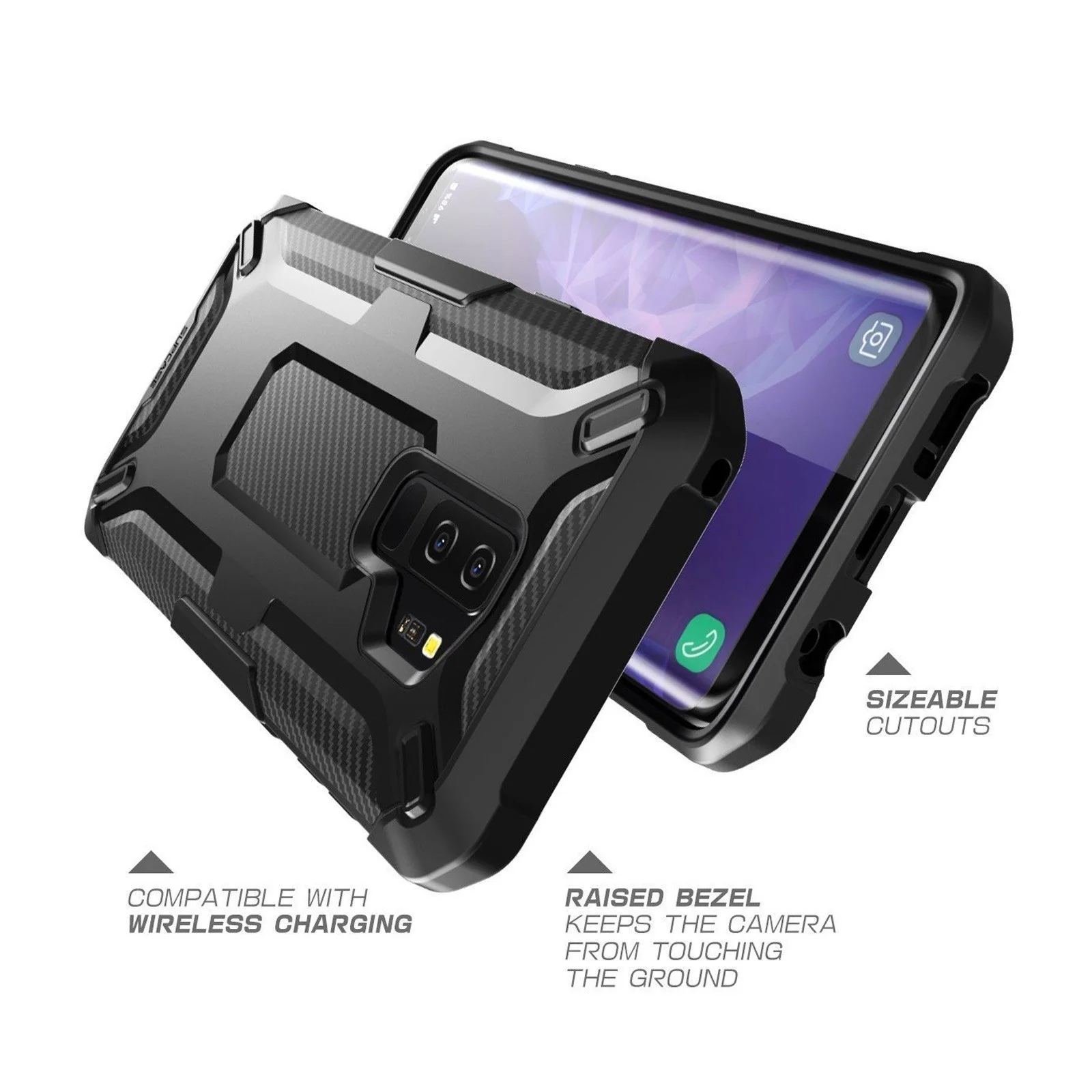 Galaxy S9 Plus Unicorn Beetle Air Protective Case-Black - Image 7