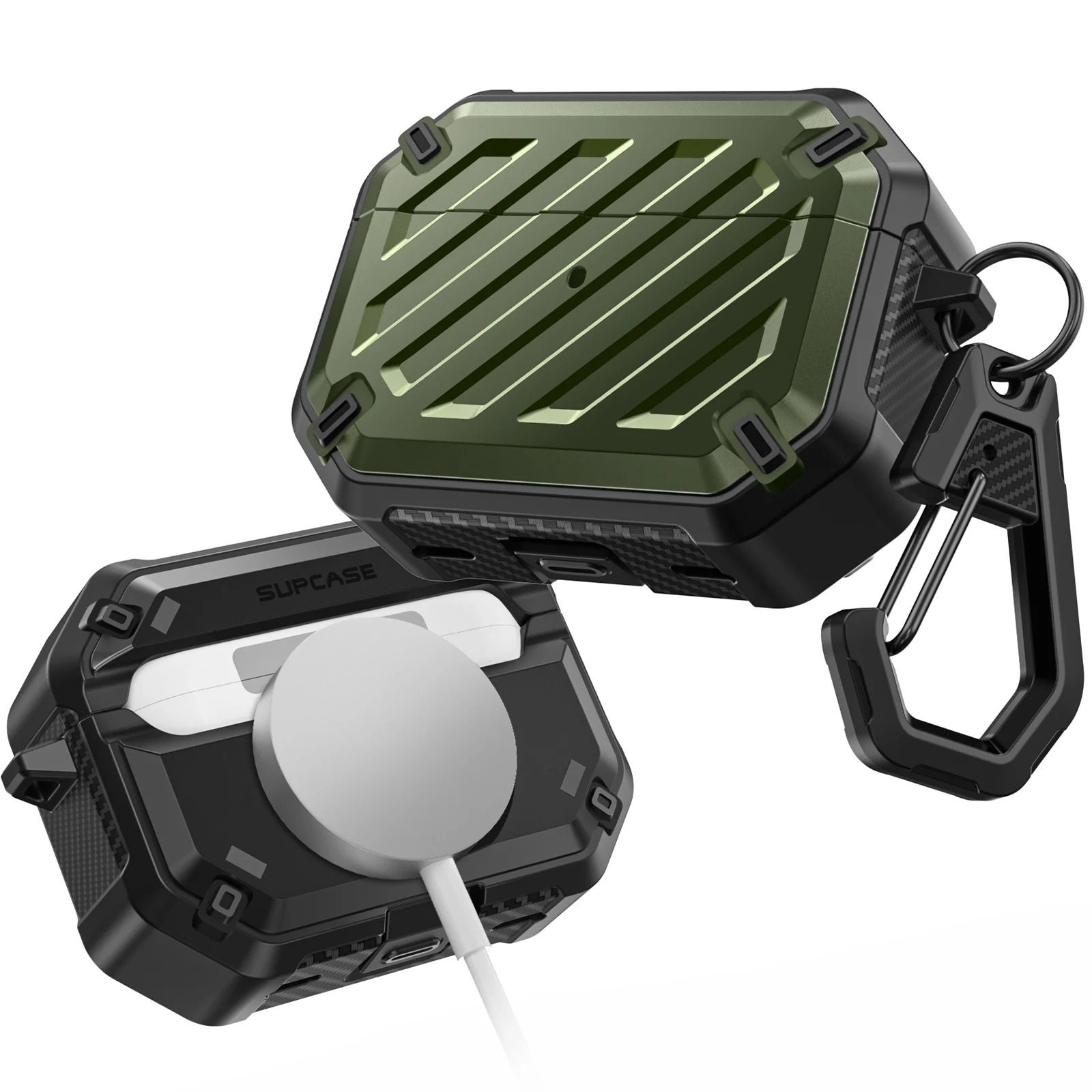 Unicorn Beetle MagSafe Case for AirPods Pro 1st/2nd Gen –Dark Green - Image 4