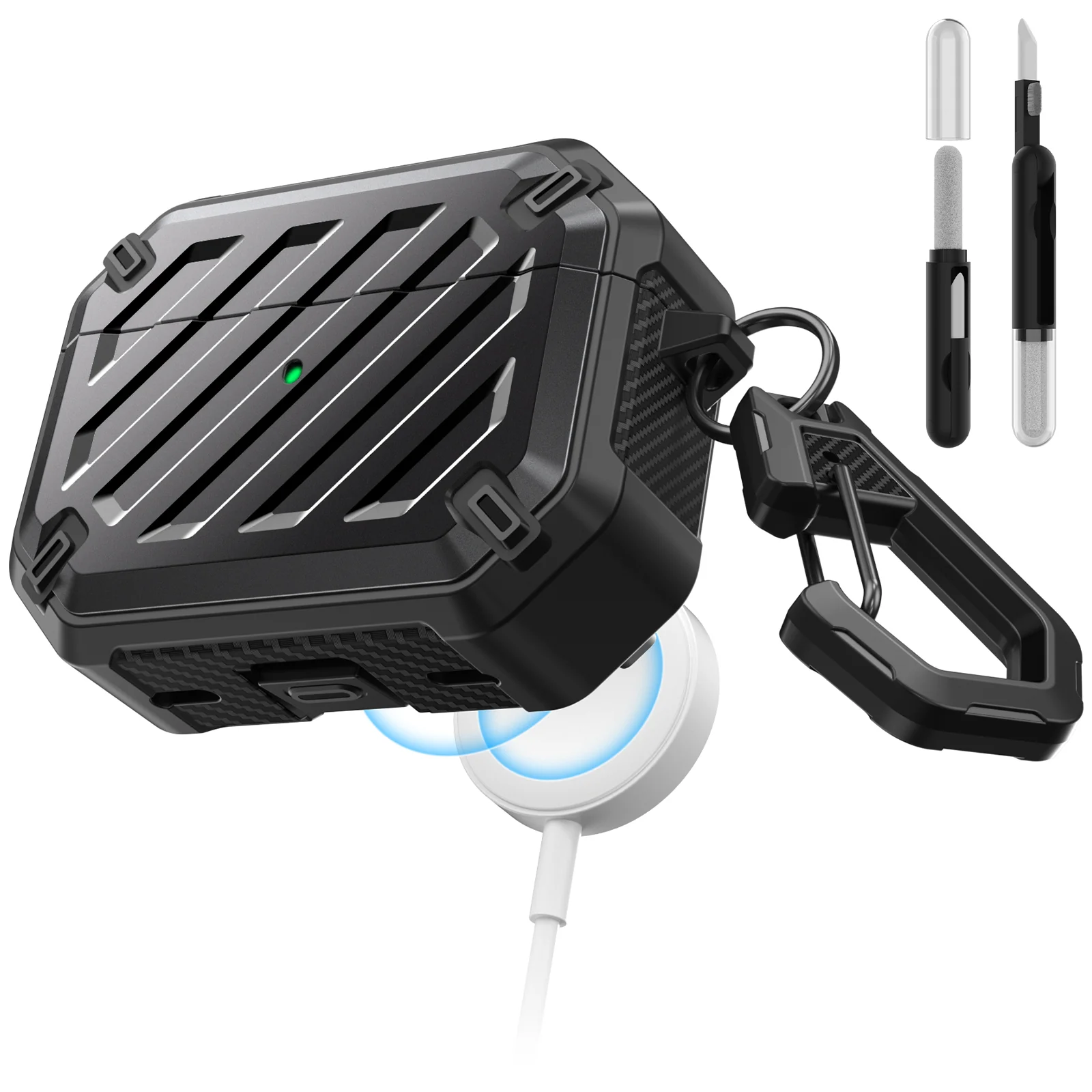 Unicorn Beetle MagSafe Case for AirPods Pro 1st/2nd Gen –Black - Image 3